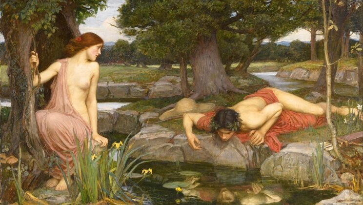 Echo and Her Cursed Love for Narcissus