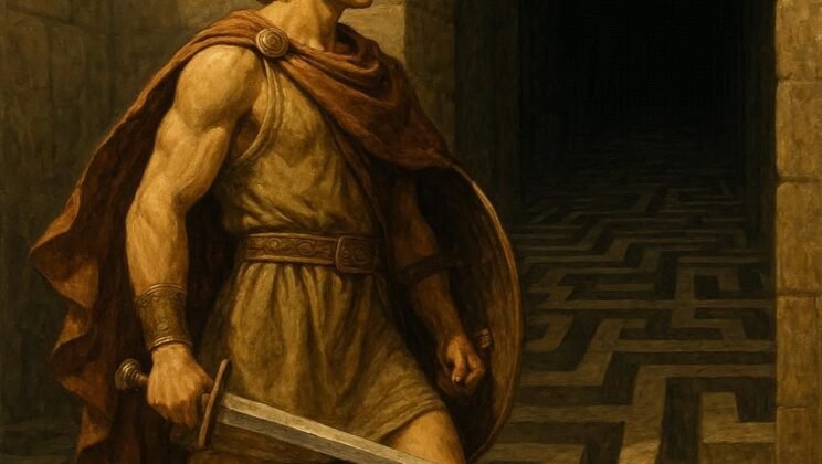 Theseus and the Labyrinth of the Minotaur